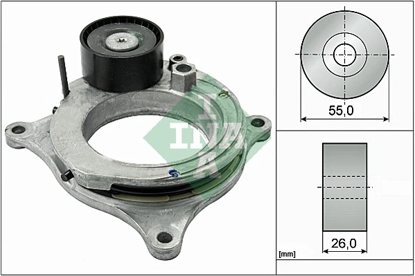 Belt Tensioner, V-ribbed belt
